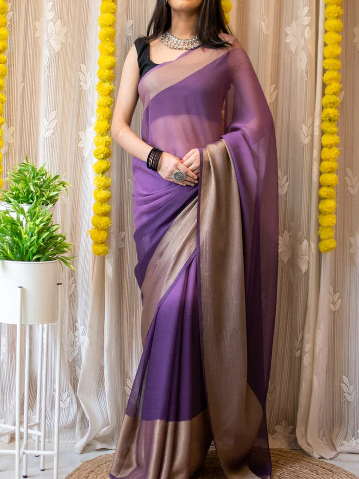 1-MIN READY TO WEAR SAREE