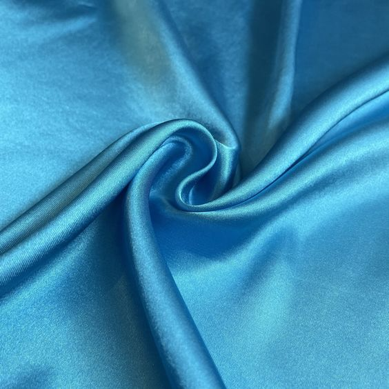 Peacock Blue Satin Silk Saree With Handmade Tassels on Pallu –  Dailylifestyle