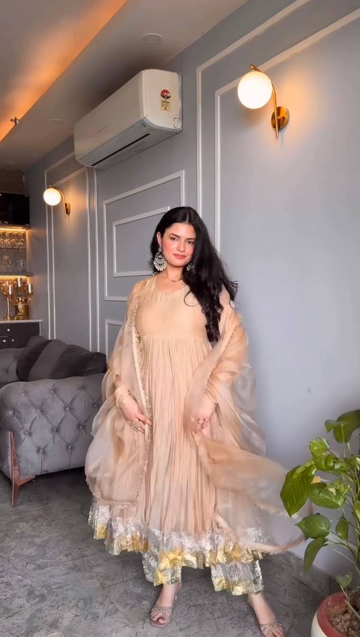 Fully Stitched & Ready to Wear anarkali gown