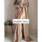 Most stylish Shimmer Satin Saree for party weddding