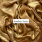 Molten Gold Shimmer Satin Saree