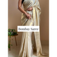 Most stylish Shimmer Satin Saree for party weddding