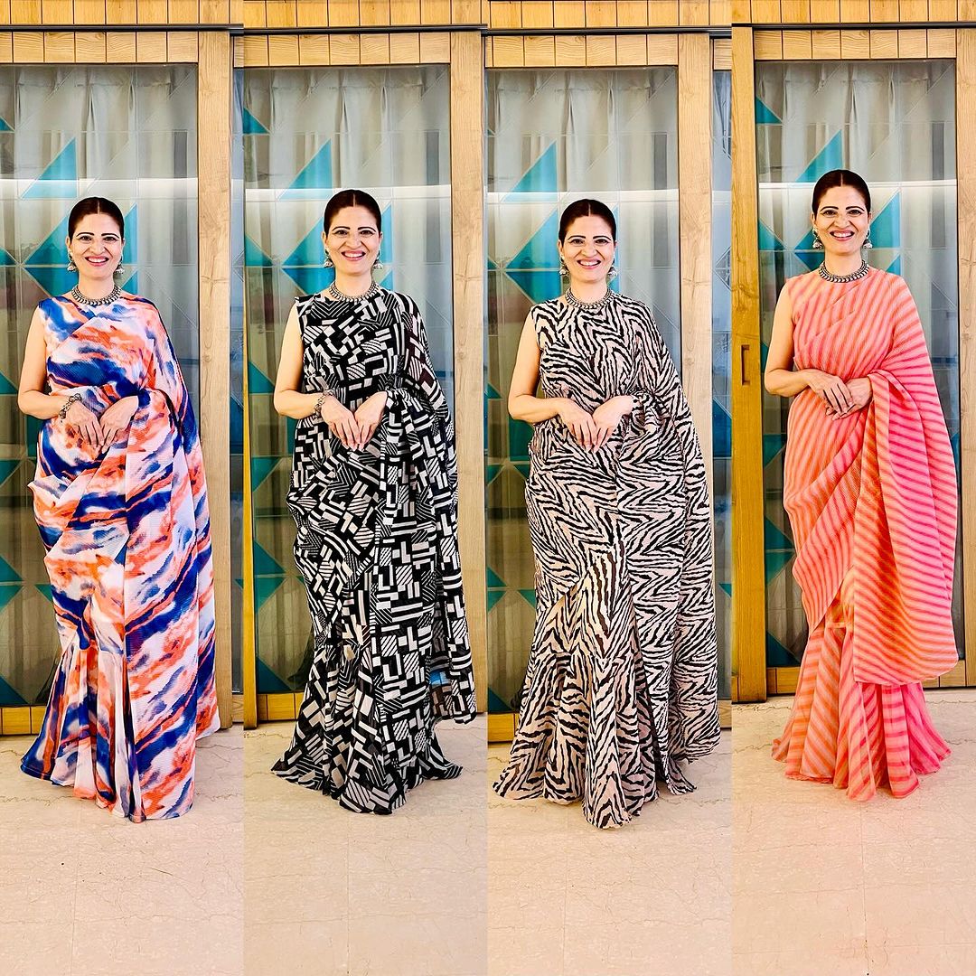 Gown Style Ready To Wear Saree