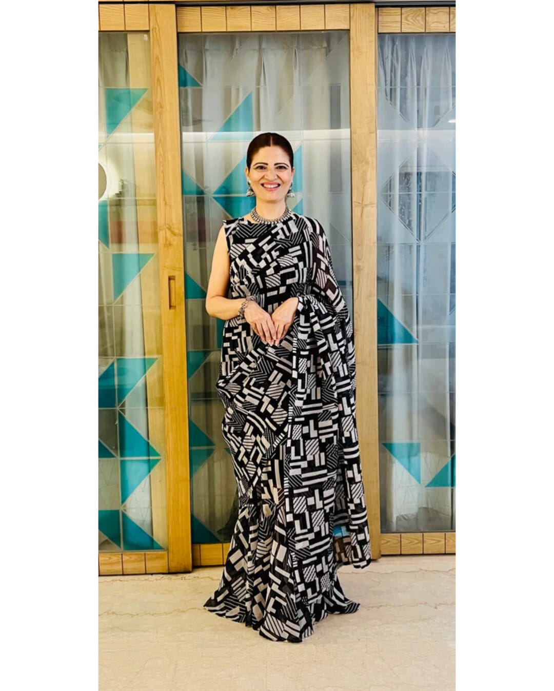 Gown Style Ready To Wear Saree – Bombay Saree