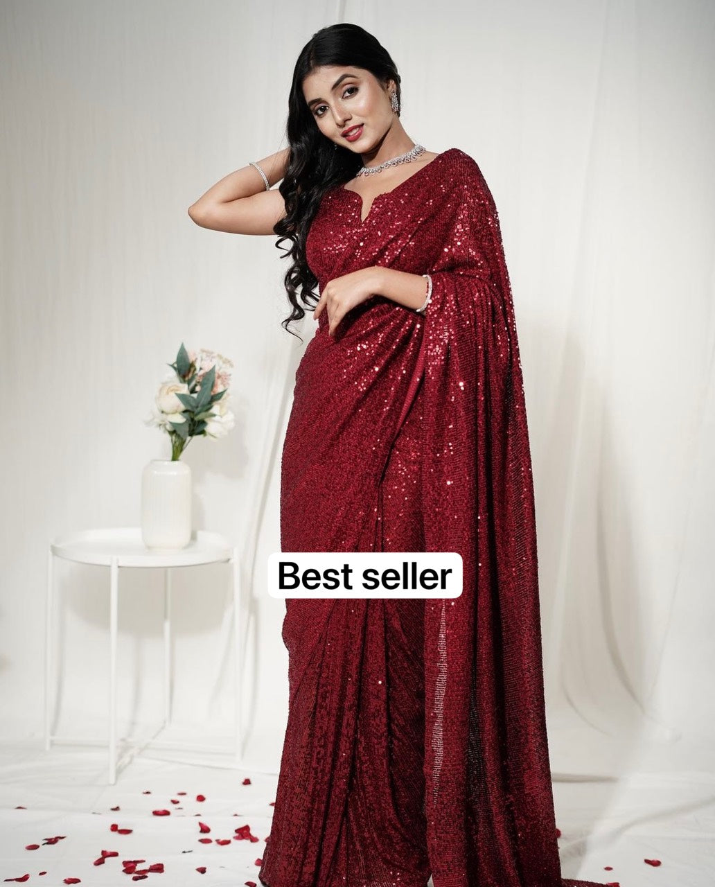 Sequiva Georgette Saree