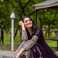 Designer Party Wear Look Full Heavy Embroidery Sequence Work Gown