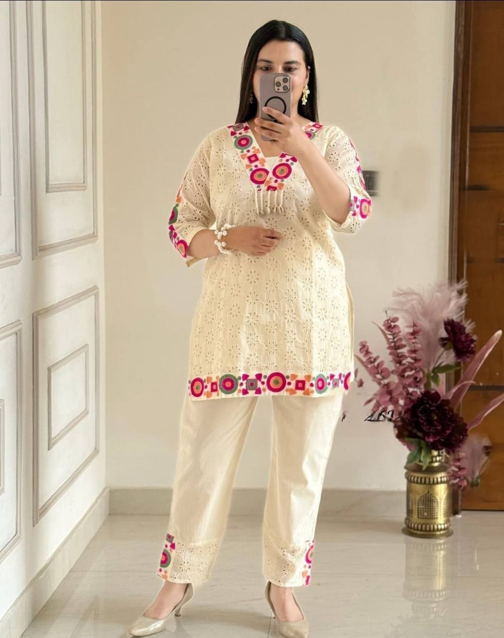 2-Piece Stylish Ensemble Comfortable Cord Set