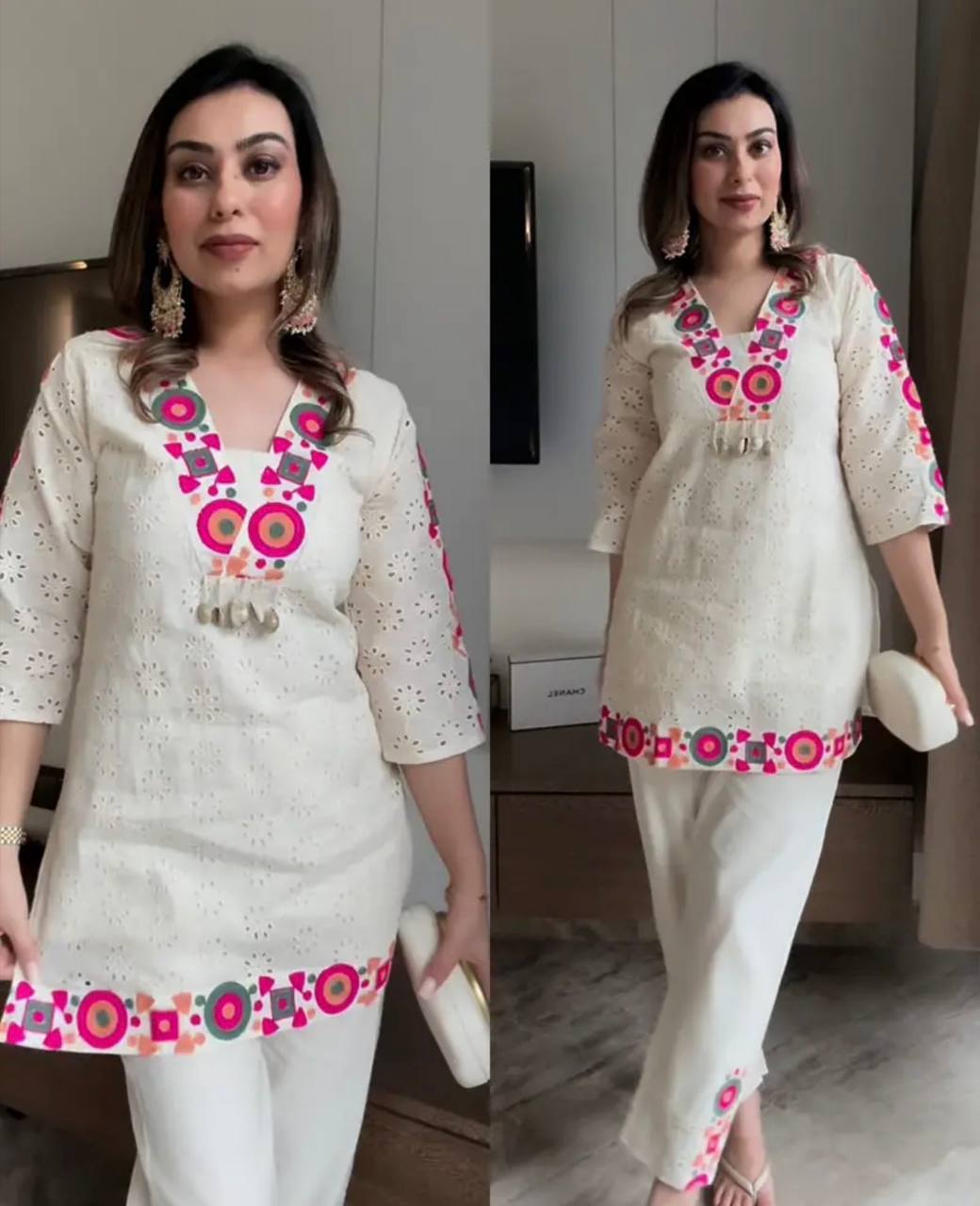 2-Piece Stylish Ensemble Comfortable Cord Set