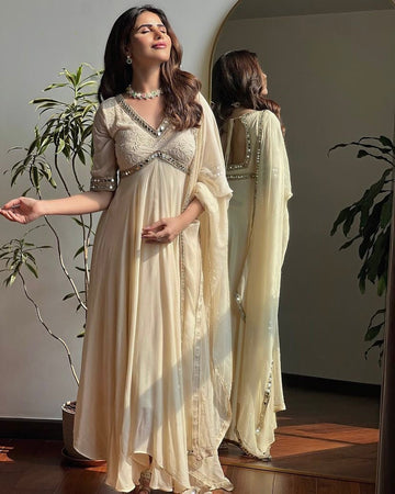 Zehra Festive Mirrorwork Anarkali