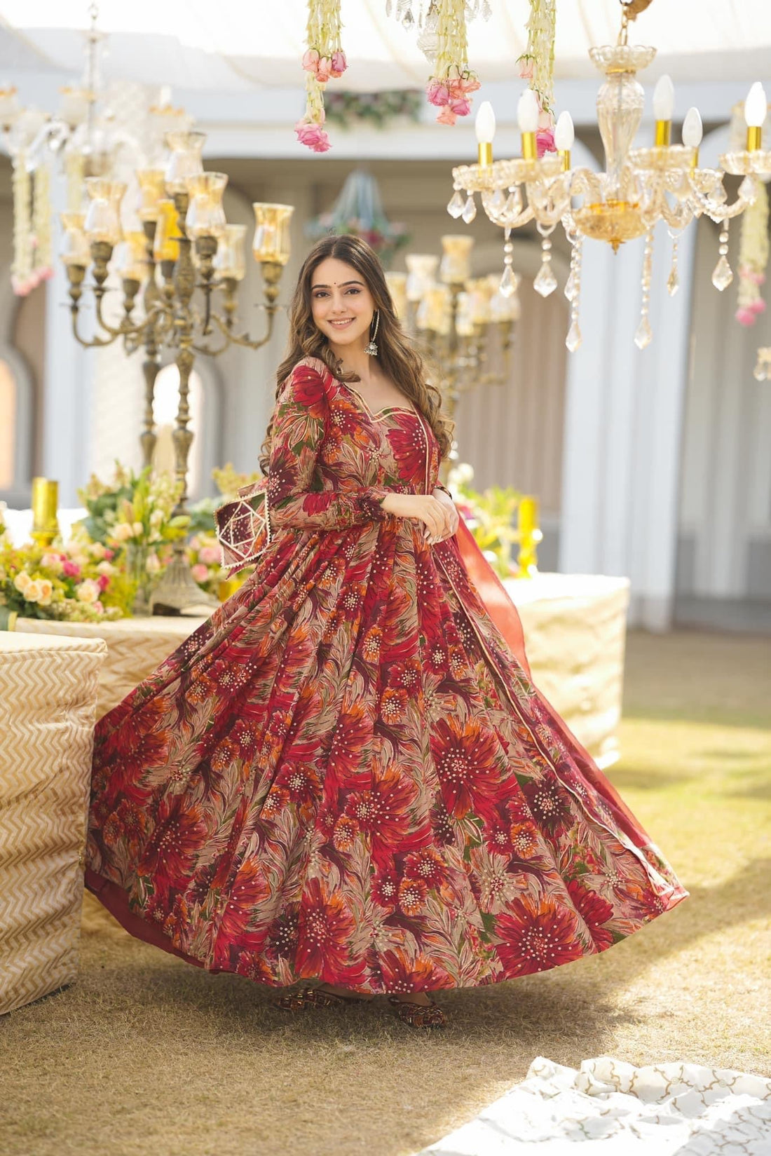 NEWLY LAUNCH SALISHA DIGITAL PRINTED MAXI SET