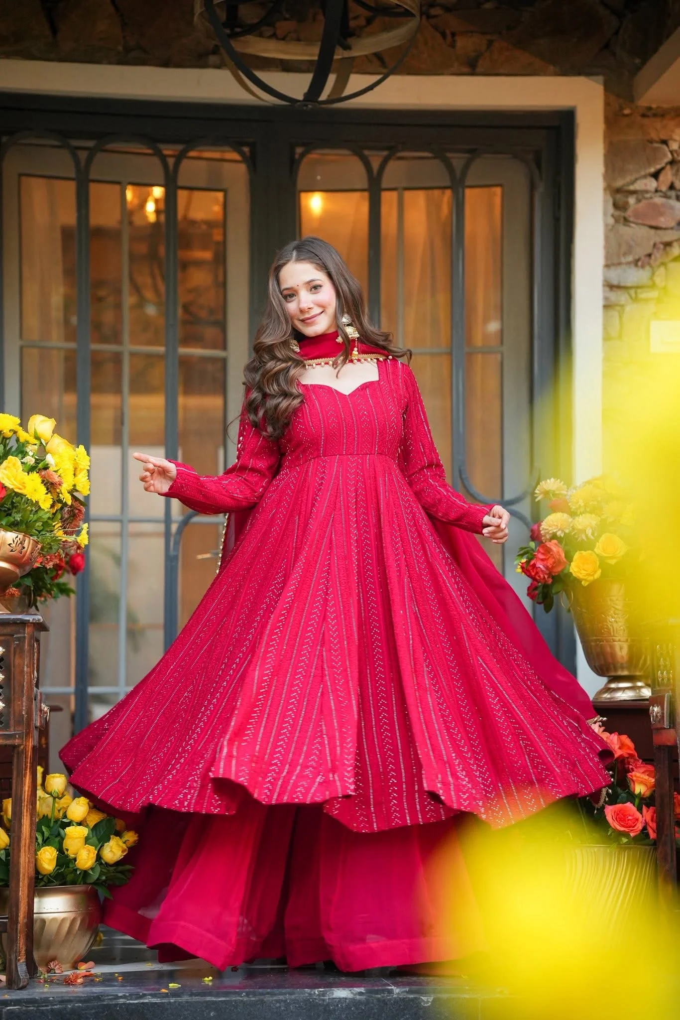 Premium Anarkali Suit Set [3 PIS]
