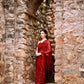 Red Kohinoor Saree