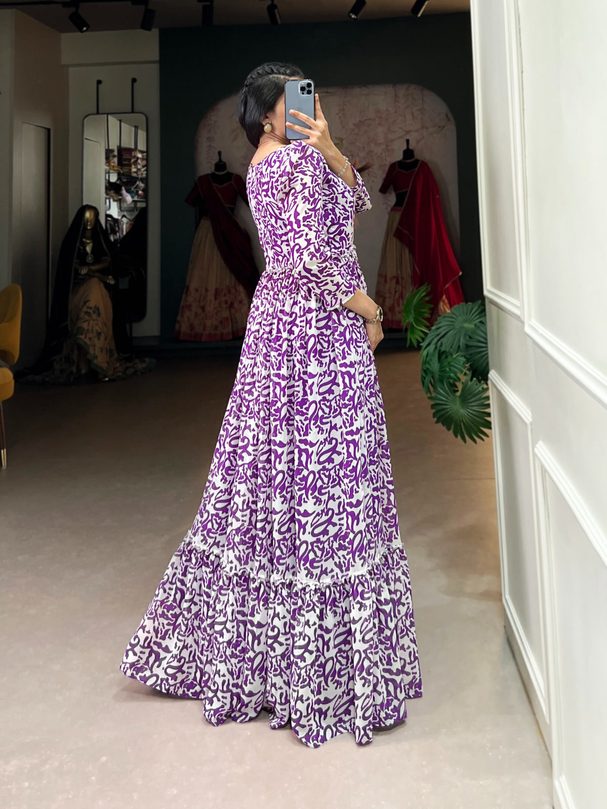Blooming Dreams Tiered Celebration Gown