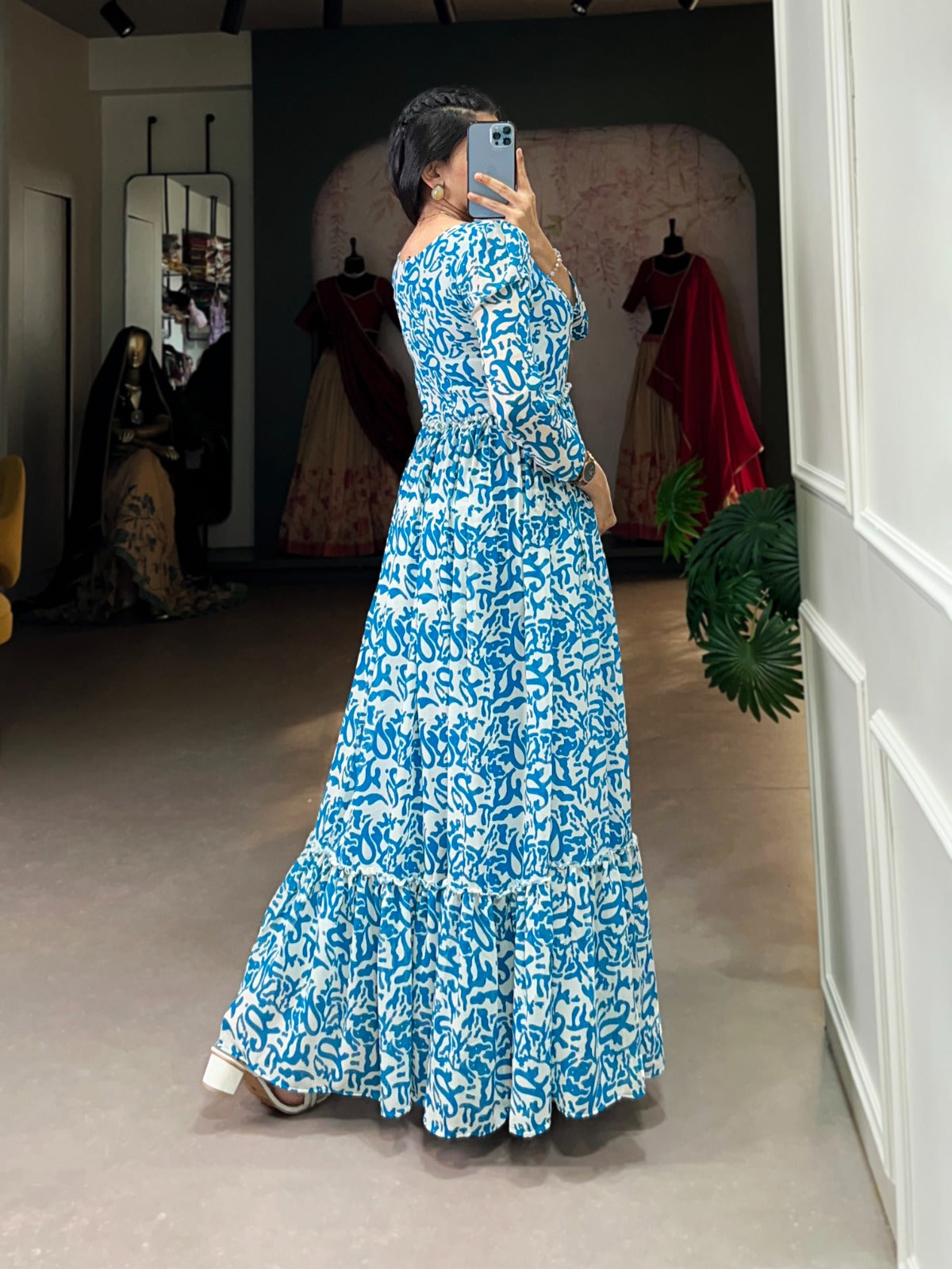 Blooming Dreams Tiered Celebration Gown
