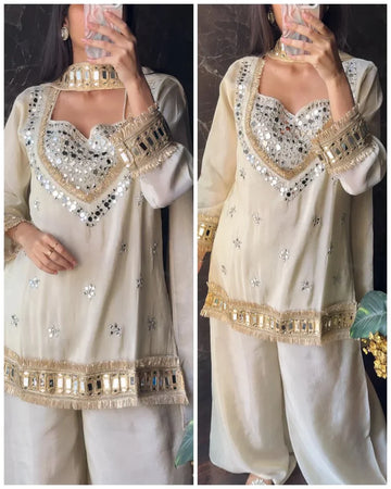 Premium Ivory Tissue 4-piece Bustier Set