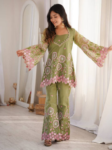 Aurenza Gold Crush Palazzo Ensemble