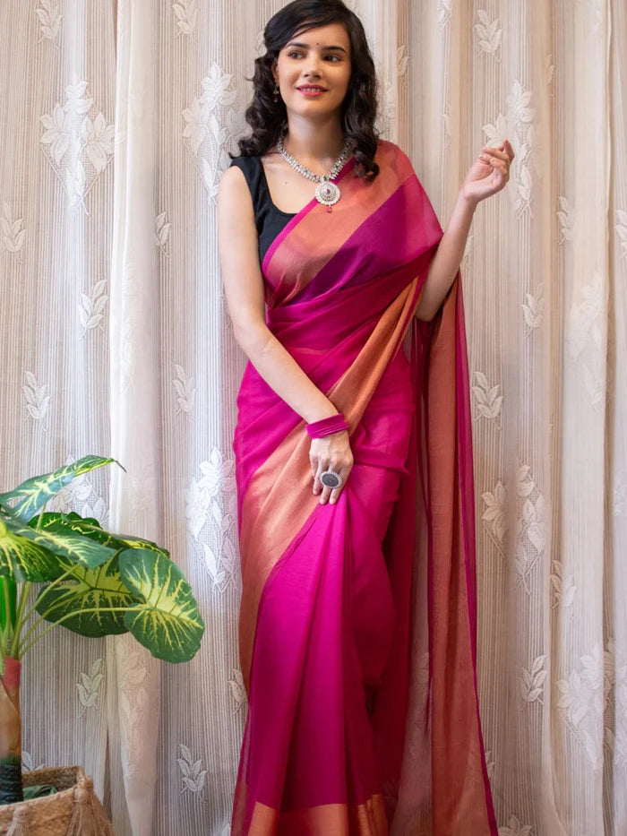 Chiffon silk shop saree