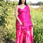 1-Min Ready To Wear Saree In Premium Satin Silk