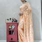 1-MIN READY TO WEAR SAREE IN PURE VISCOS ZARI WEAVING